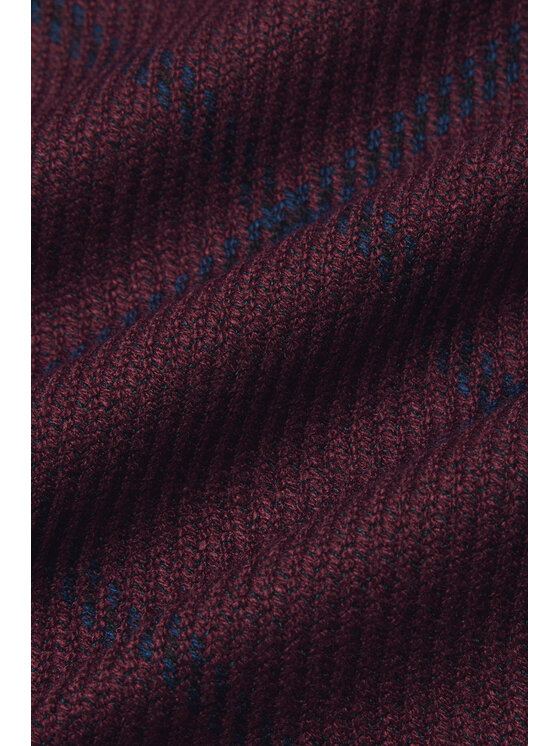 Lancerto Lancerto Kamizelka Sanremo KA131224000003 Bordowy Slim Fit