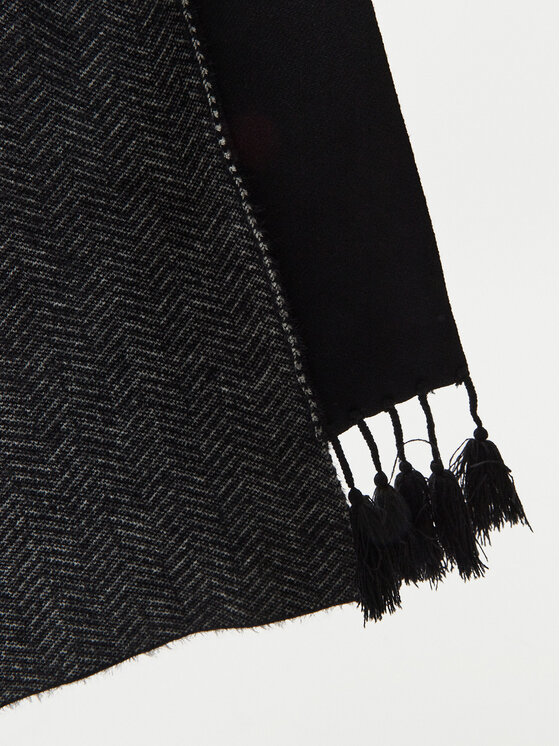 ViCOLO ViCOLO Kevad-sügis mantel 22007S Must Regular Fit
