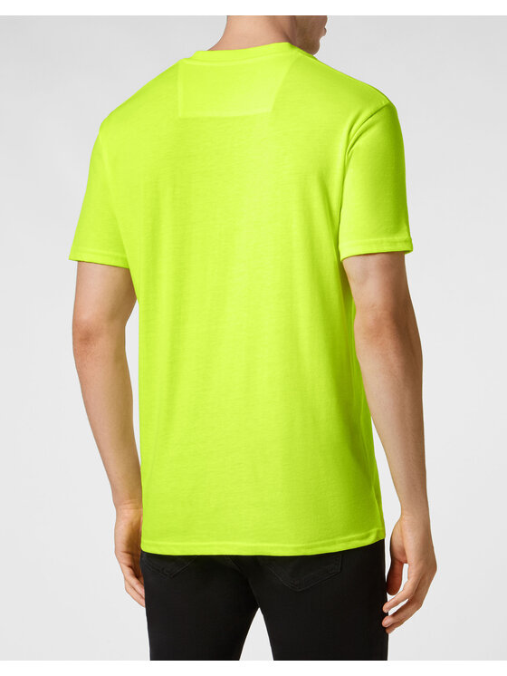 PHILIPP PLEIN PHILIPP PLEIN T-Shirt 241 Żółty Regular Fit