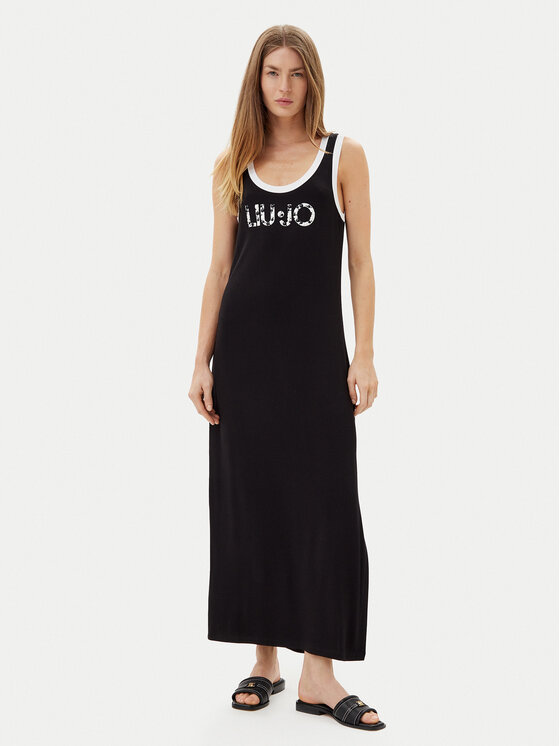 Liu Jo Beachwear Liu Jo Beachwear Sukienka codzienna VA5134 JS360 Czarny Regular Fit