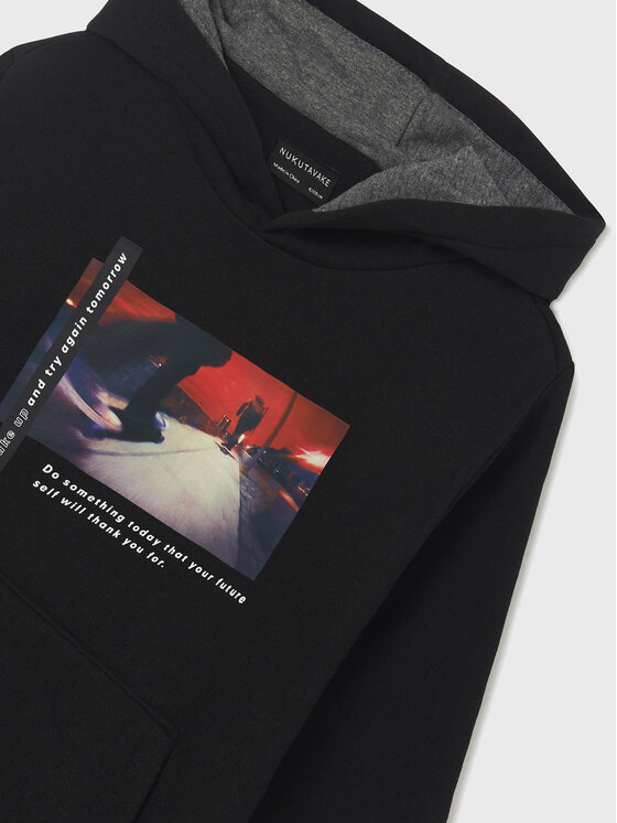 Mayoral Mayoral Суитшърт 7449 Черен Regular Fit