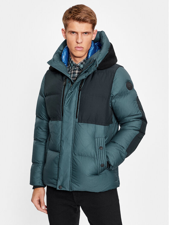 Woolrich Woolrich Pūkinė striukė Expedition CFWOOU0780MRUT3516 Tamsiai mėlyna Regular Fit