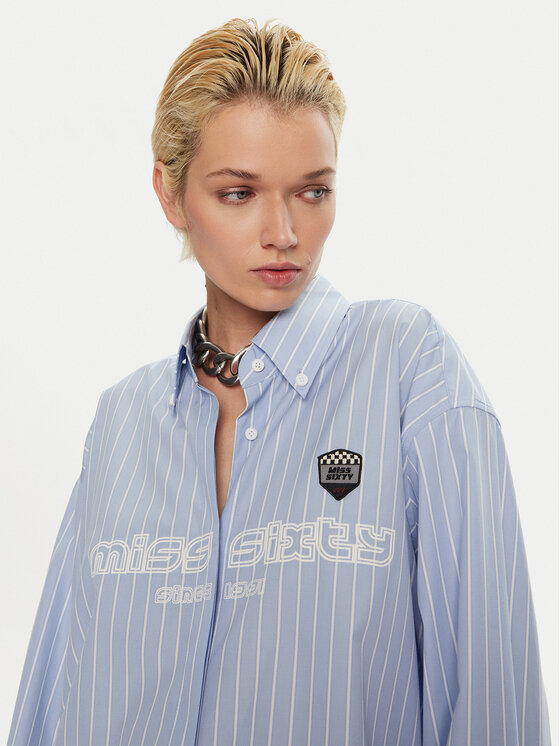 Miss Sixty Miss Sixty Košile 6L3XJ5100000 Modrá Regular Fit