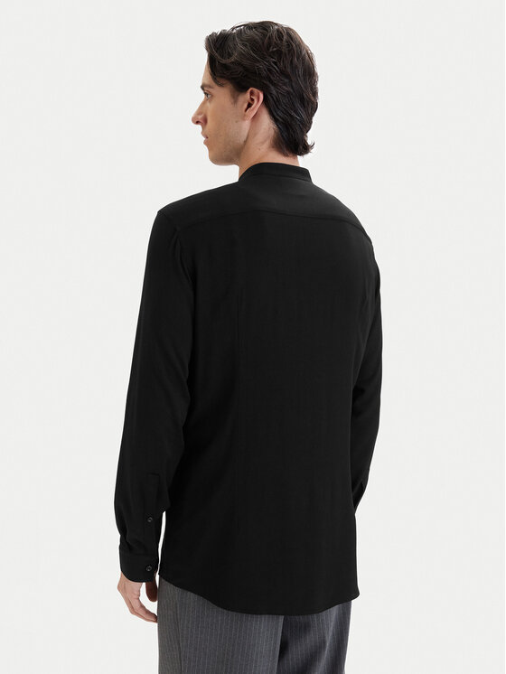HUGO HUGO Srajca Kaleb 50554719 Črna Slim Fit