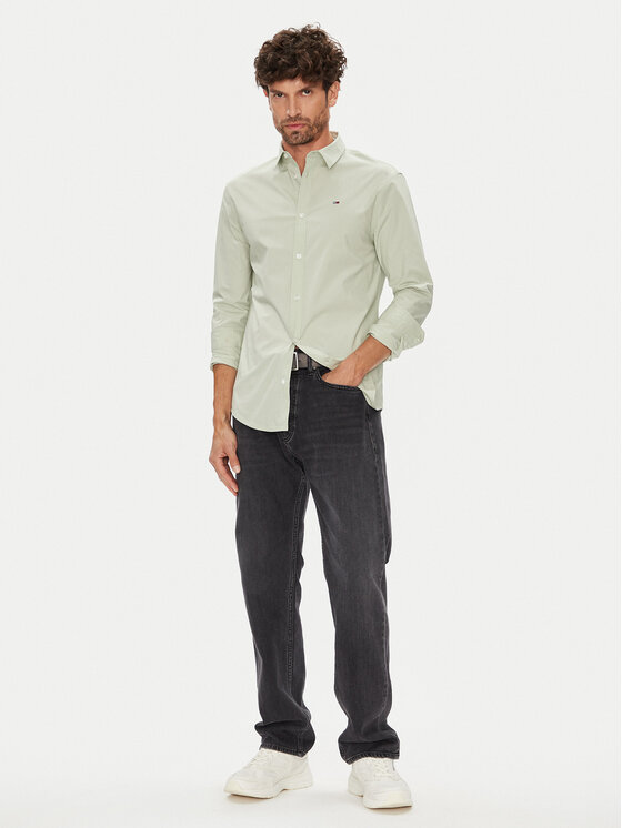 Tommy Jeans Tommy Jeans Camicia Original DM0DM04405 Verde Slim Fit