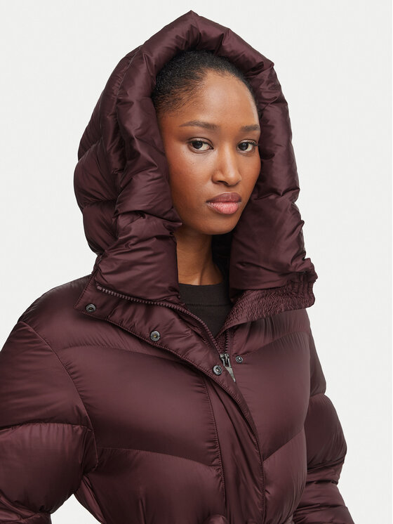Hetregó Hetregó Пуховик Karen 8R605 26WD02 Бордовий Relaxed Fit