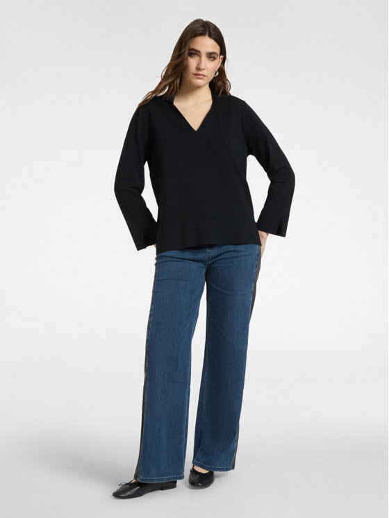 Elena Mirò Elena Mirò T-shirt M560Z100750N033 Nero Boxy Fit