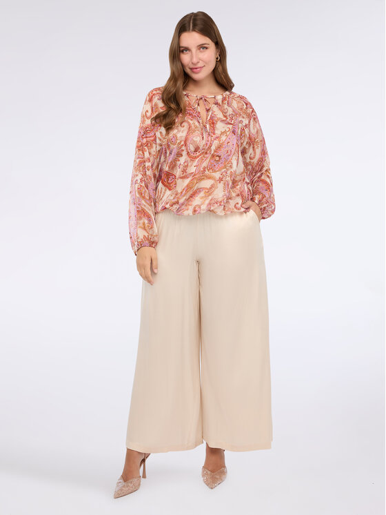 Fiorella Rubino Fiorella Rubino Bluzka 2021T002399N0R6 Różowy Regular Fit