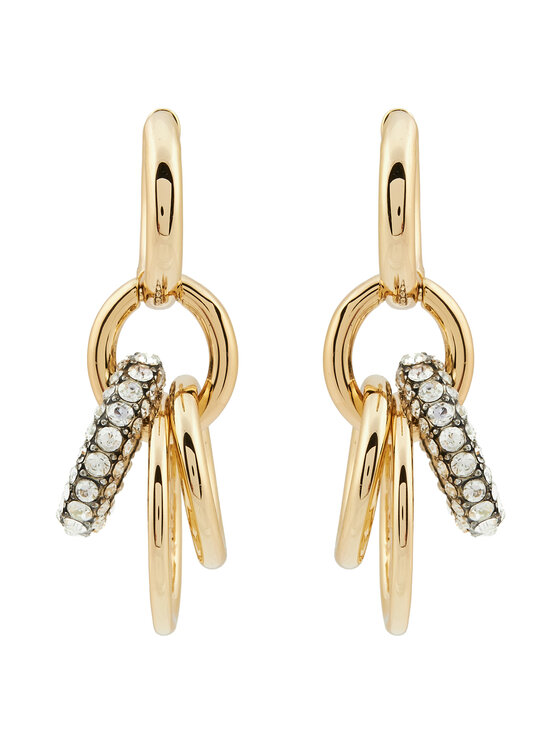 Tory Burch Uhani Miller Pave Interlocking Earring 160179 Zlata