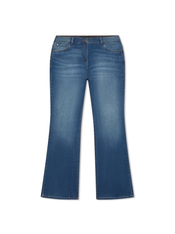 Fiorella Rubino Fiorella Rubino Jeansy P495T005442N024 Niebieski Flared Fit