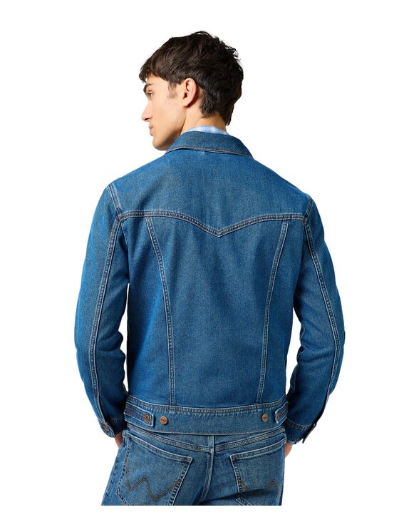 Wrangler Wrangler Kurtka jeansowa 112362737 Granatowy Regular Fit