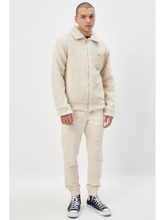 Lee Lee Giacca di transizione 91B SHERPA JACKET Beige Regular Fit