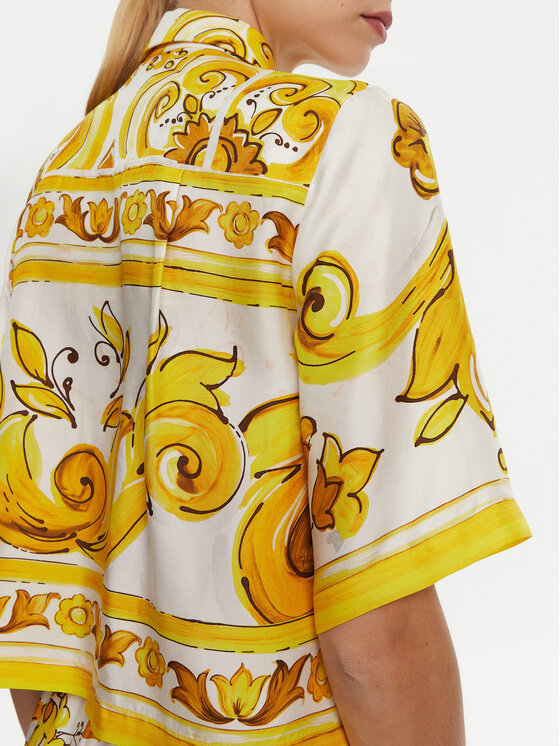 Dolce&Gabbana Dolce&Gabbana Πουκάμισο F5S01T HI1TK Κίτρινο Regular Fit