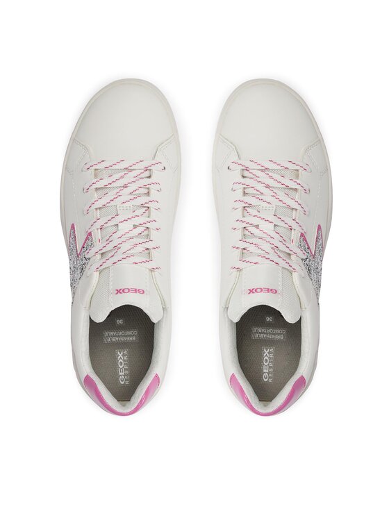 Geox Geox Tenisice J Mikiroshi Girl J45DVA 0BCEW C0563 D Bijela