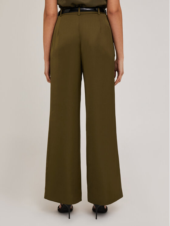 Motivi Motivi Pantaloni di tessuto P232Q003816N035 Verde Over Fit