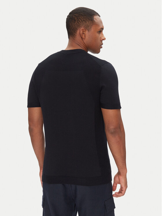 BOSS BOSS T-Shirt Momentum 50520683 Tmavomodrá Regular Fit