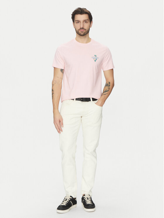 Guess Jeans Guess Jeans Тишърт M5GI55 K8FQ4 Розов Regular Fit
