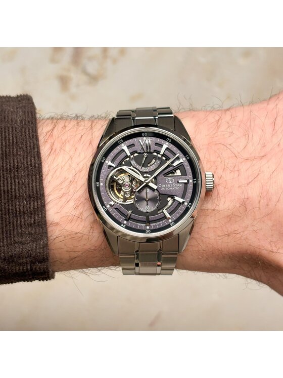 Orient Star Orient Star Zegarek RE-AV0138V00B Srebrny