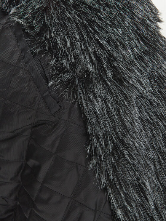 MICHAEL Michael Kors MICHAEL Michael Kors Pelzmantel UF4208KF1Q Grau Oversize