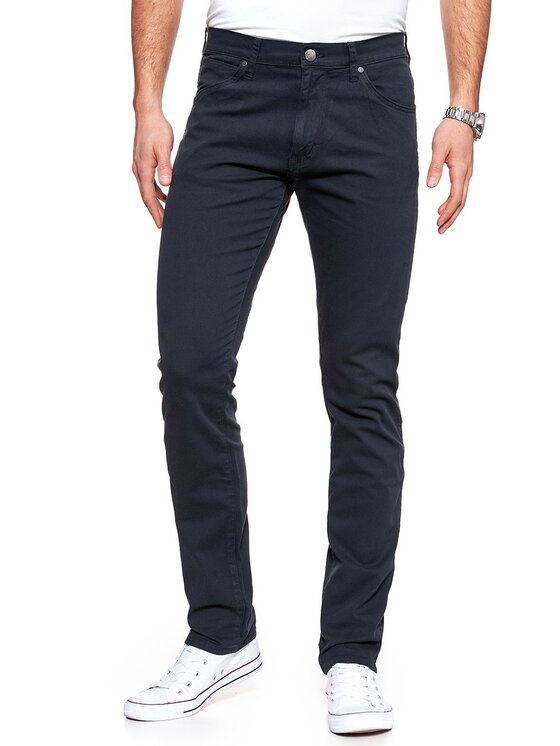 Wrangler Wrangler Spodnie materiałowe LARSTON Niebieski Slim Fit