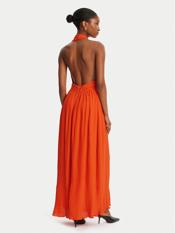 Bardot Bardot Večerné šaty Amala Pleated Halter 60031DB Červená Regular Fit
