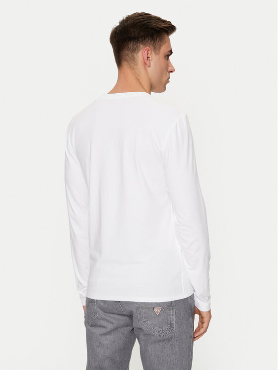 Guess Guess Hosszú ujjú M2YI08 J1314 Fehér Slim Fit
