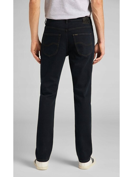Lee Lee Jeansy Brooklyn Straight Niebieski Regular Fit