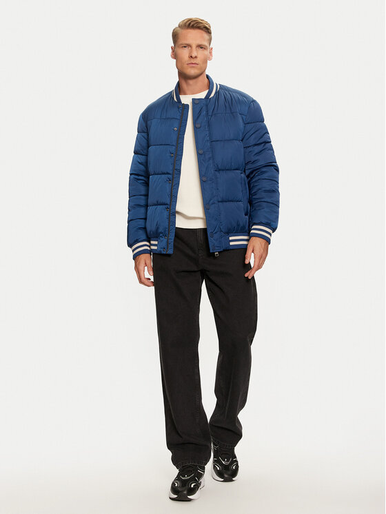 Guess Guess Bundy bomber M4BL31 WGJ92 Modrá Regular Fit