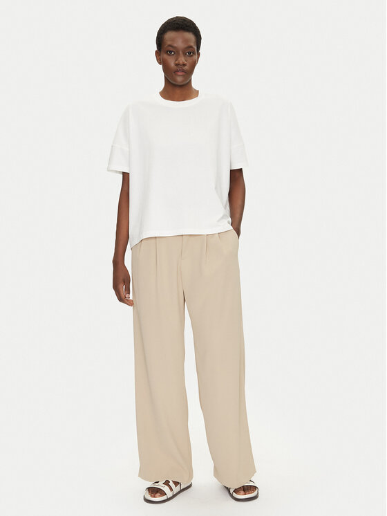 Bomboogie Bomboogie Marškinėliai TW7441TJOR5 Balta Relaxed Fit