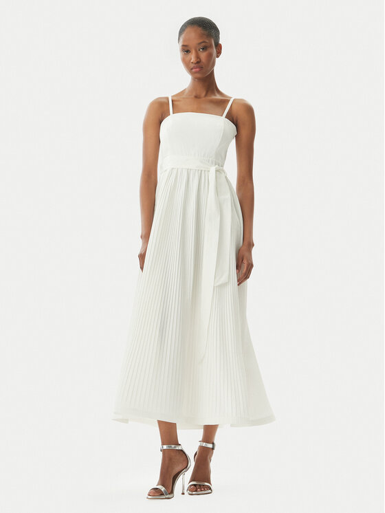 Rinascimento Rinascimento Coctailkleid CFC0124473003 Weiß Regular Fit