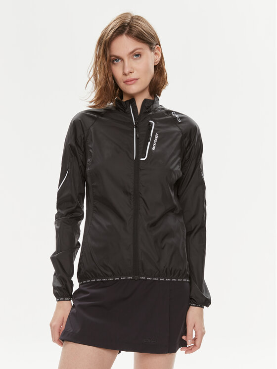 CMP CMP Běžecká bunda 3C46776T Černá Regular Fit