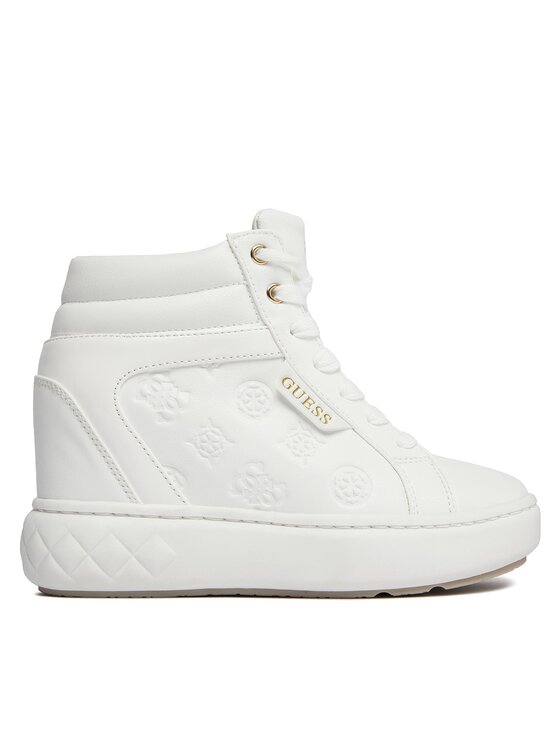 Sneakers Guess Roxana FL8ROX LEA12 Alb