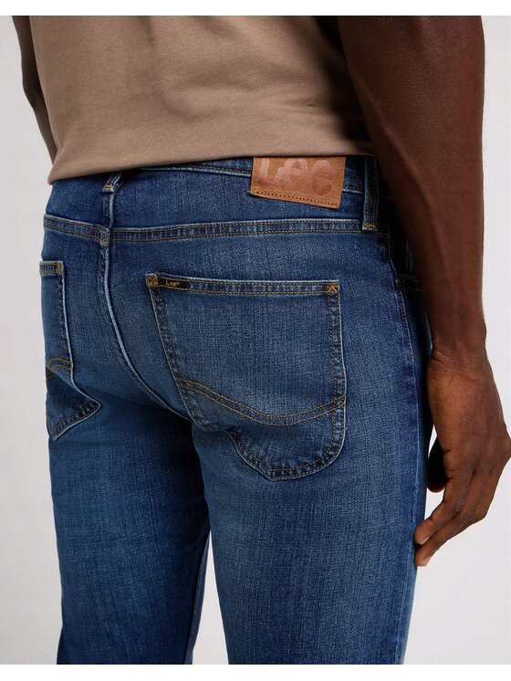 Lee Lee Jeansy Malone Niebieski Skinny Fit
