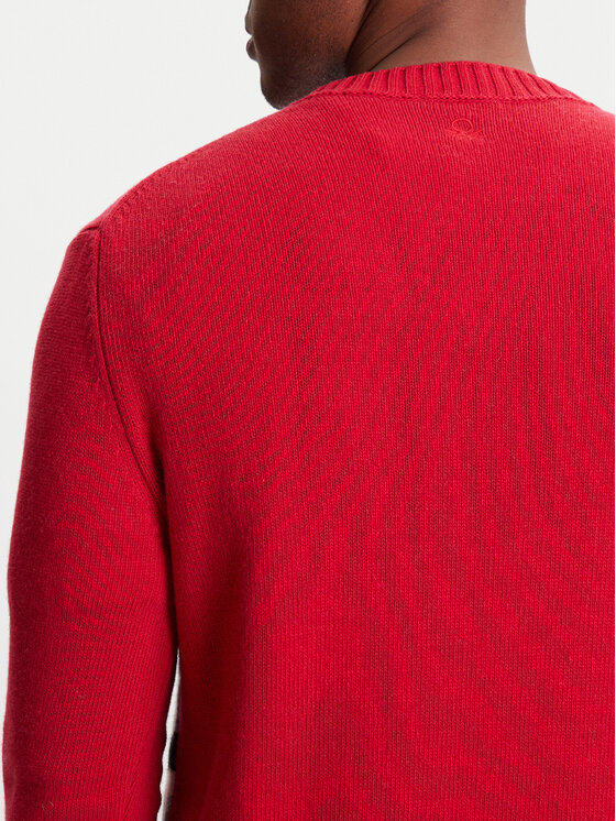 United Colors Of Benetton United Colors Of Benetton Pulover 1244K108R Rdeča Regular Fit