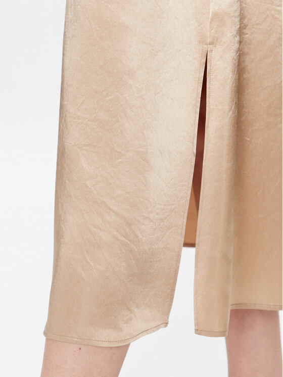 Max Mara Leisure Max Mara Leisure Fustă midi Freda 23310102 Auriu Regular Fit