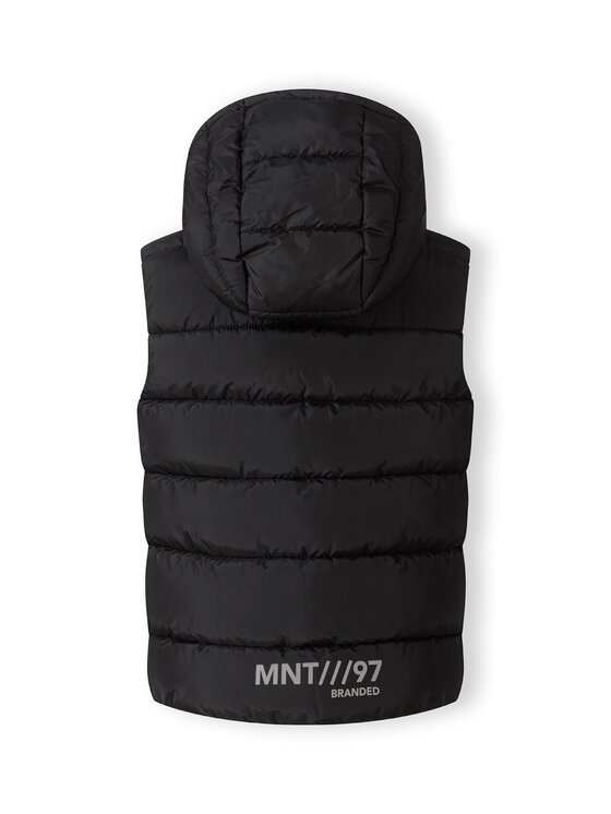 MINOTI MINOTI Kamizelka 19gilet45 Czarny Regular Fit