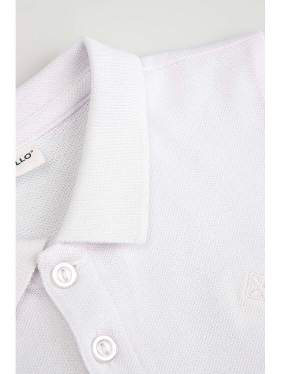 Coccodrillo Coccodrillo Polokošeľa WC6143604BSB-001 Biela Regular Fit