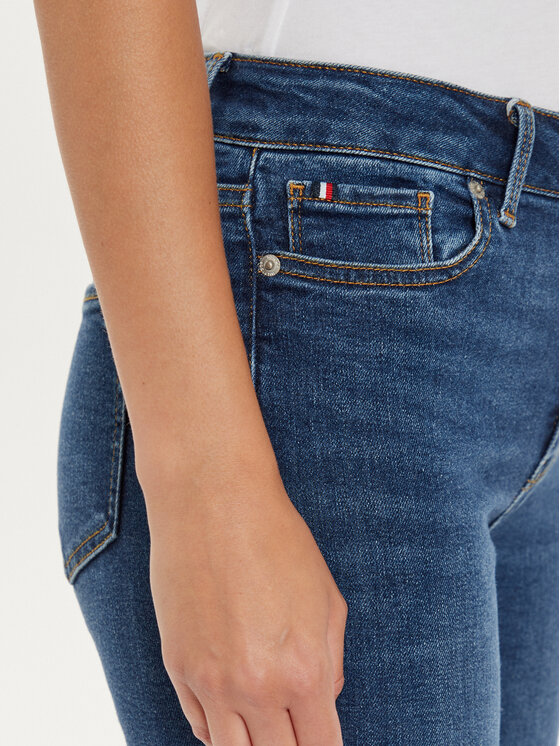 Tommy Hilfiger Tommy Hilfiger Jeans hlače Harlem WW0WW44114 Modra Skinny Fit