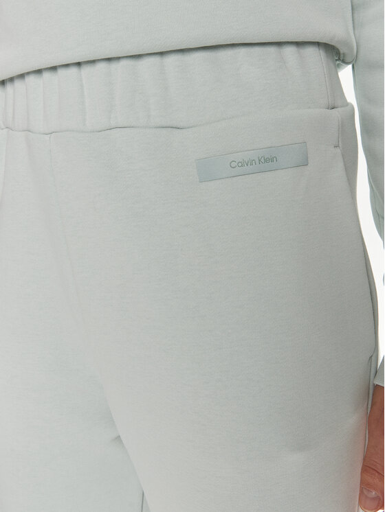 Calvin Klein Calvin Klein Spodnie dresowe Micro Logo K20K206632 Zielony Regular Fit