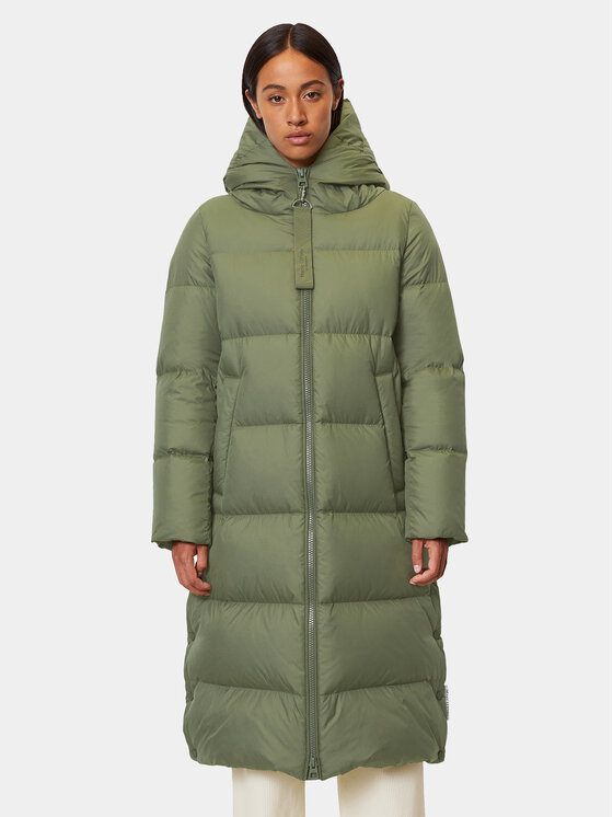 Marc O'Polo Marc O'Polo Wintermantel 309 0874 71075 Grün Relaxed Fit