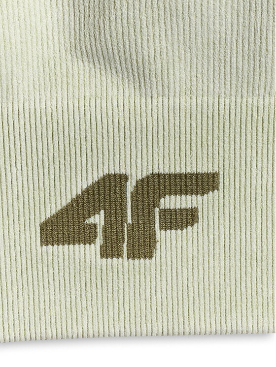 4F 4F Biustonosz sportowy SOLAR PUNK Zielony
