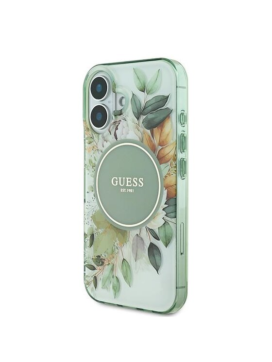 Etui na telefon Guess, Zielone, Apple iPhone 16 Plus