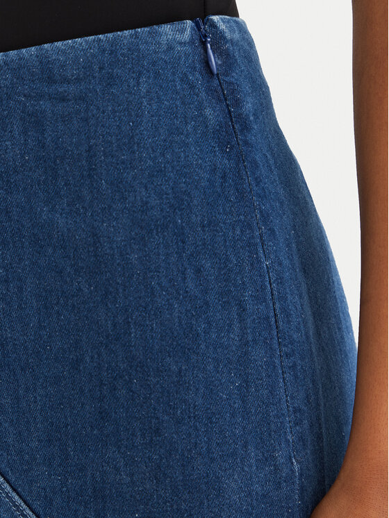 Bruuns Bazaar Bruuns Bazaar Džínsová sukňa Eleen BBW4465 Modrá Regular Fit