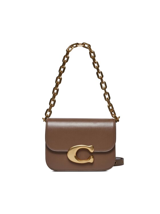 Coach Coach Geantă Lux Calf Idol Bag CM557 Gri