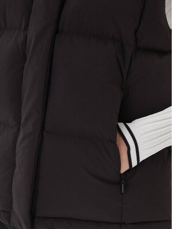 Tommy Jeans Tommy Jeans Sportinė liemenė Tjw Alaska Grid Down Vest DW0DW21627 Juoda Regular Fit