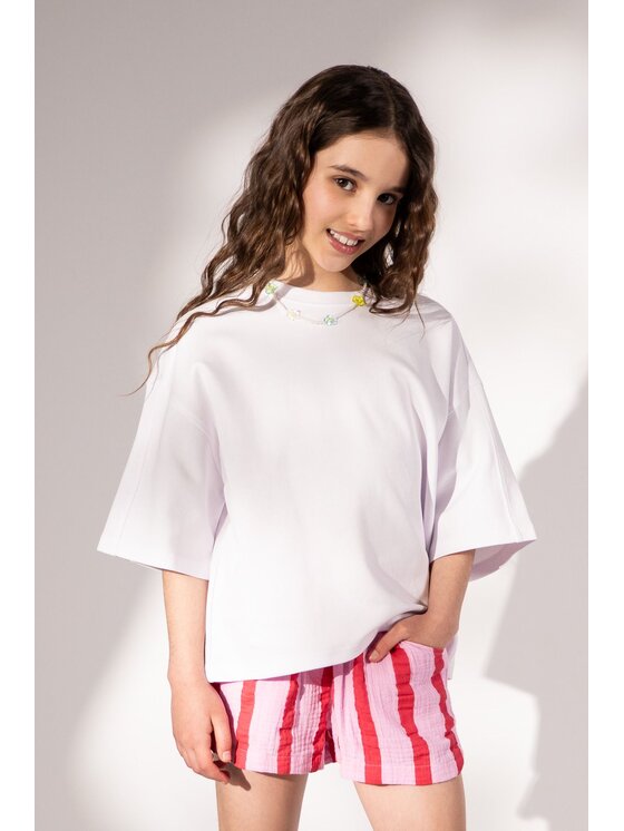 Coccodrillo Coccodrillo T-Shirt WC6143201QGJ-001 Bílá Regular Fit