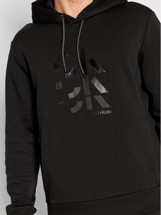Felpa Graphic Triple Logo K10K109713 Nero Regular