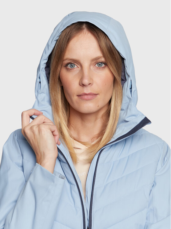 4F 4F Скиорско яке H4Z22-KUDN003 Светлосиньо Regular Fit