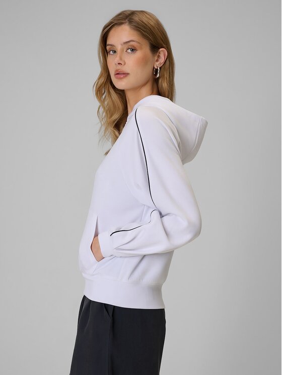 4F 4F Bluza 4FRSS26TSWSF2990-10S Biały Relaxed Fit