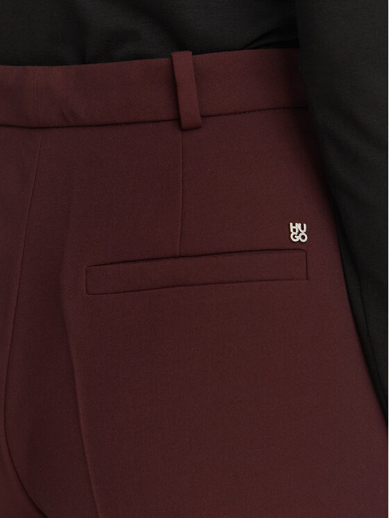 HUGO HUGO Текстилни панталони Hambala 50569829 Бордо Regular Fit